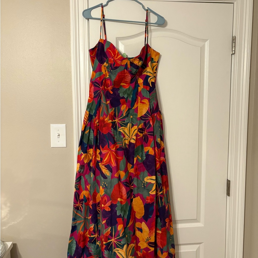 Floral Multicolor Maxi Dress